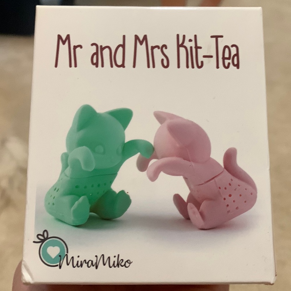 Cat tea infuser, set of 2